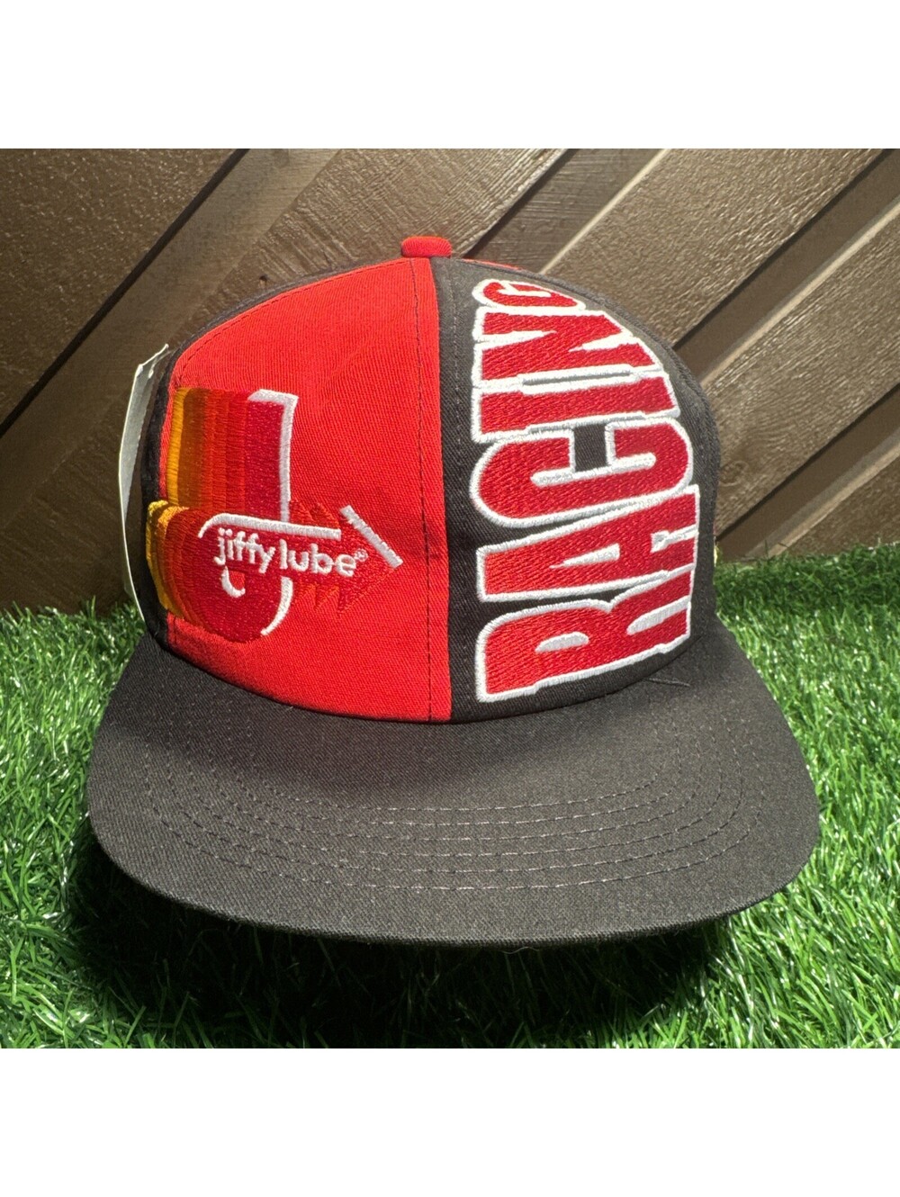 VTG 90s Jiffy Lube NASCAR Racing Snapback Hat Miami Homestead 300 K-Products NWT